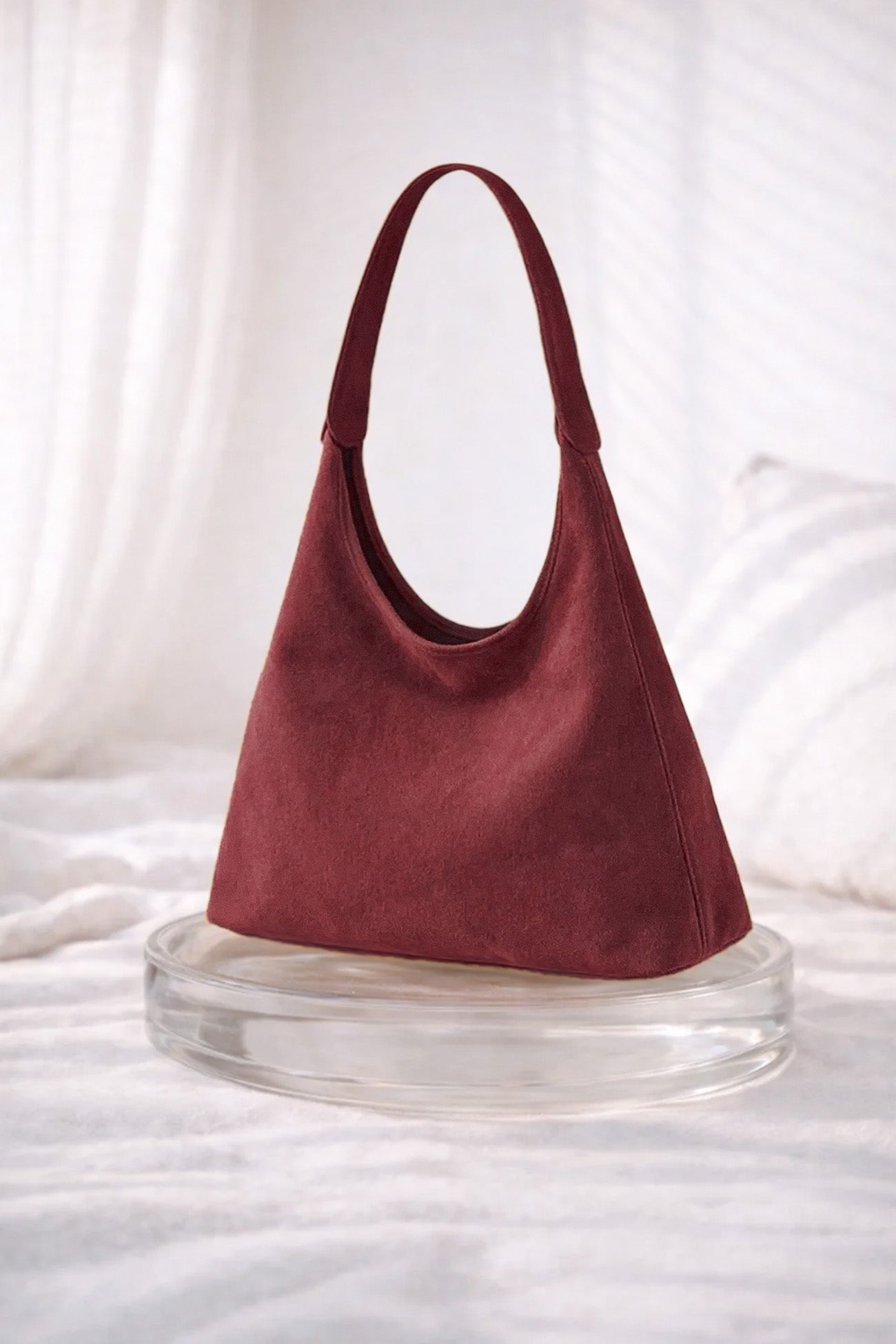 Soft Suede Shoulder Bag
