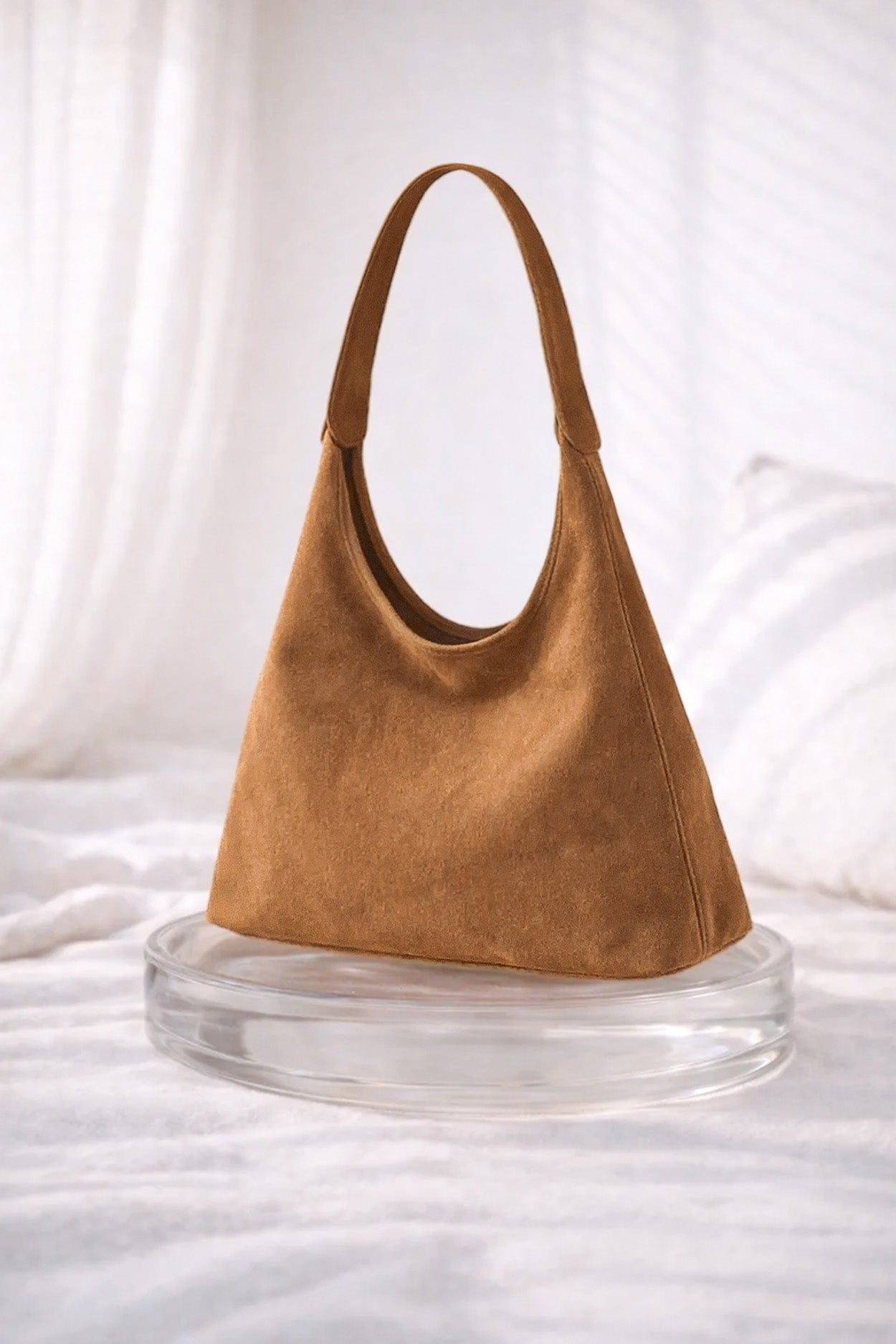 Soft Suede Shoulder Bag
