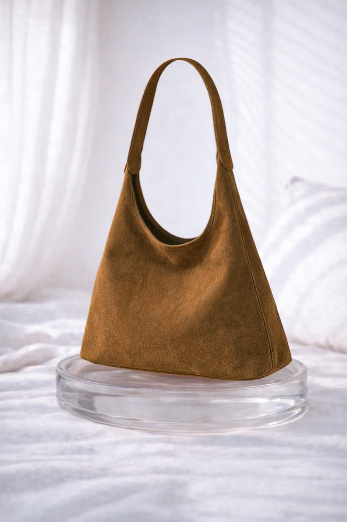 Soft Suede Shoulder Bag