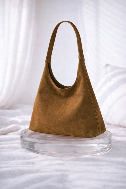 Soft Suede Shoulder Bag