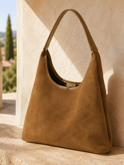 Soft Suede Shoulder Bag